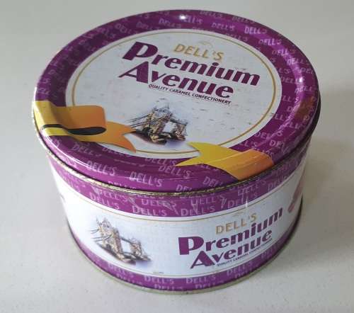 DELL`s Premium Avenue caramel tin as per photos