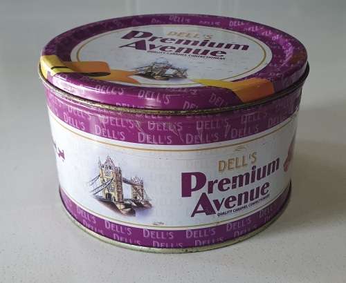 DELL`s Premium Avenue caramel tin as per photos