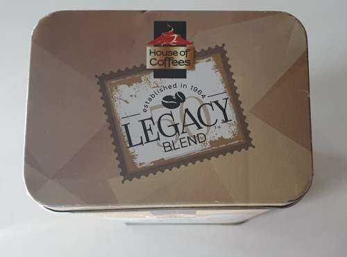 HOUSE OF COFFEES tin as per photos