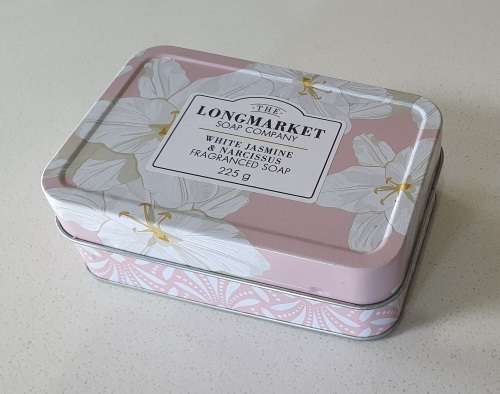 The Longmarket soap company tin as per photos