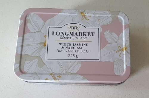 The Longmarket soap company tin as per photos