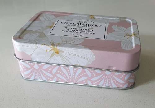 The Longmarket soap company tin as per photos