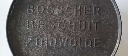 BOSSCHER Beschuit Zuidwolde tin as per photos