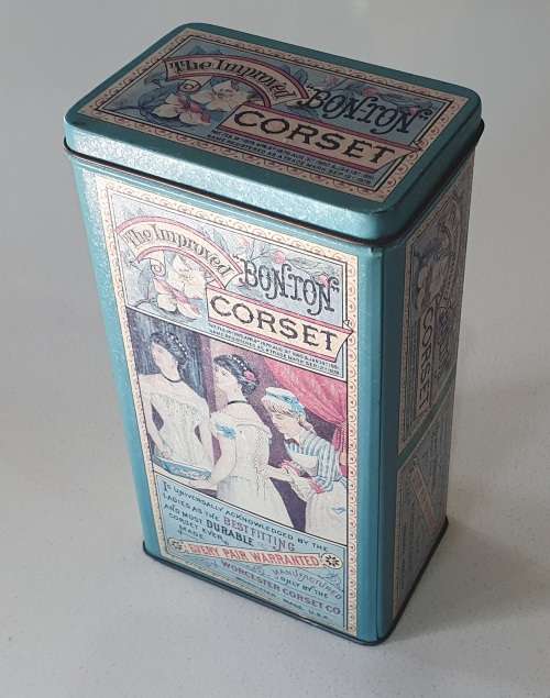 BON-ION CORSET tin as per photos