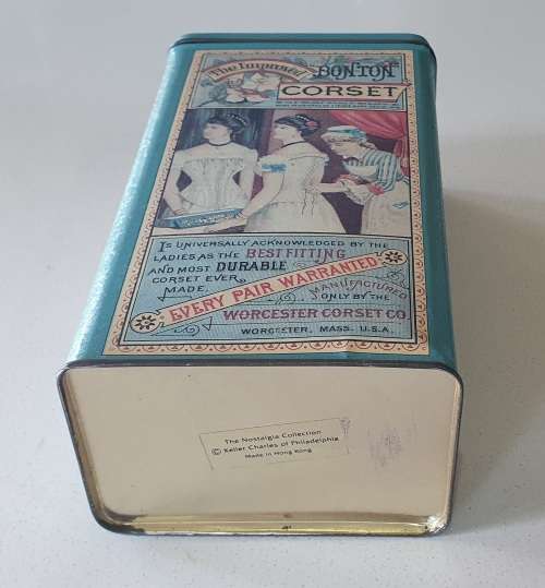 BON-ION CORSET tin as per photos
