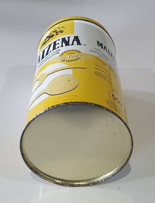 Maizena cornflour tin as per photos