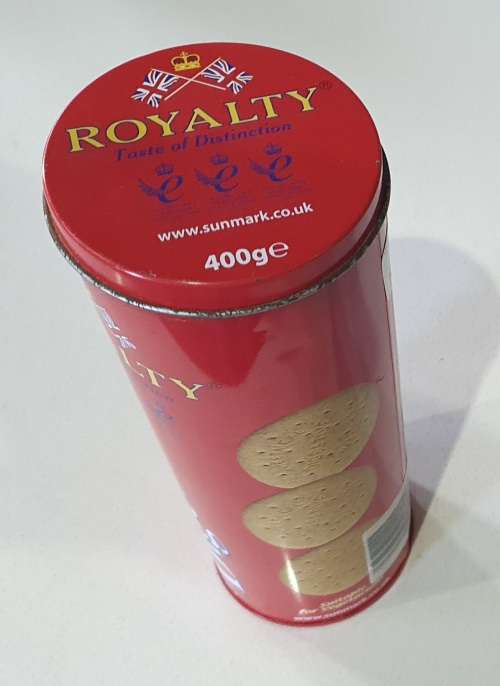 ROYALTY Digestive tin as per photos