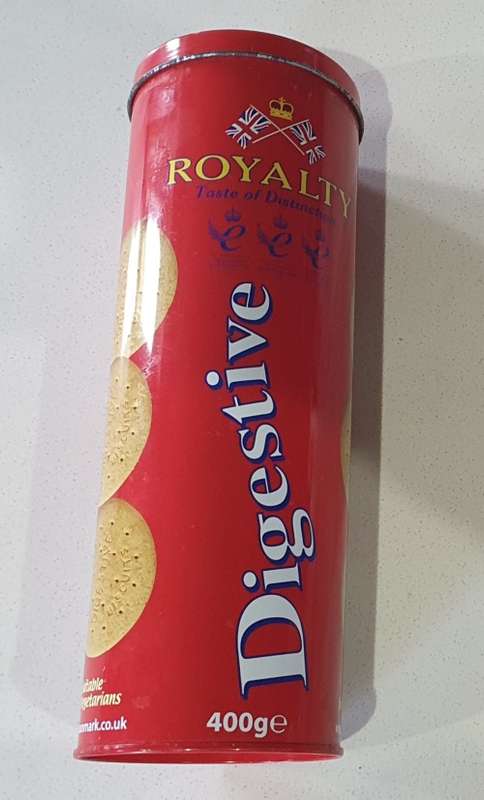 ROYALTY Digestive tin as per photos