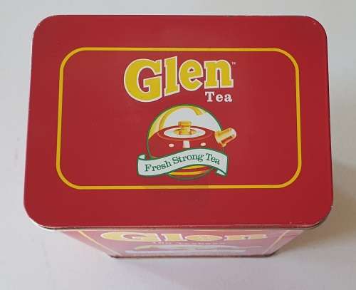 GLEN tea tin