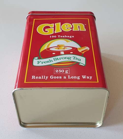 GLEN tea tin