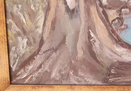 Original framed oil painting by CONNIE DE LANGE