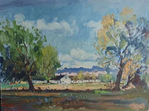 Original unframed oil painting by PHILLIP TERBLANCHE
