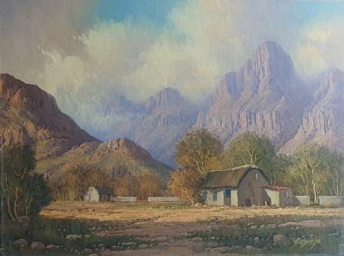 Original unframed oil painting by GAWIE CRONJE
