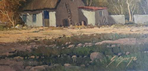 Original unframed oil painting by GAWIE CRONJE