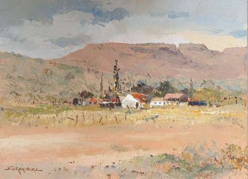 Original unframed oil painting by JOHANN VAN RENSBURG
