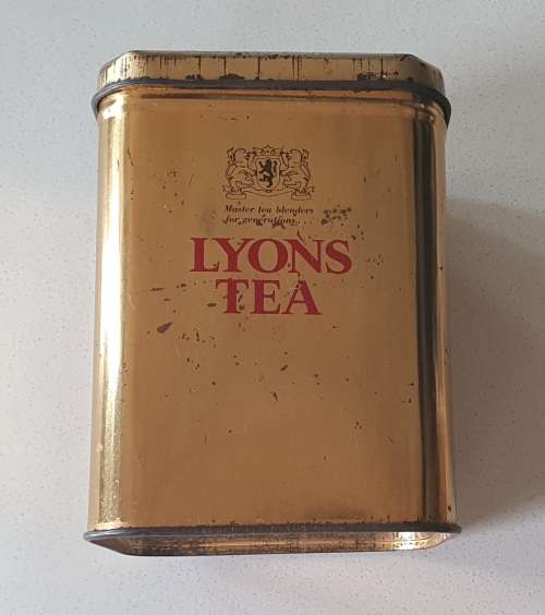 LYONS tea tin as per photos
