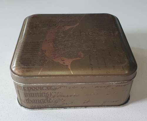 Liqueur chocolate tin as per photos