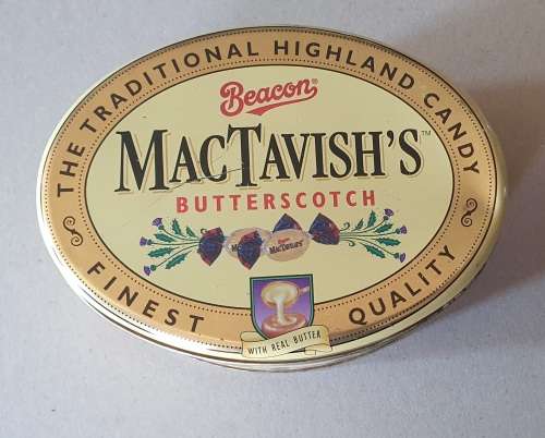 MacTavish`s Butterscotch tin as per photos