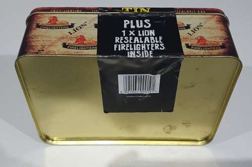 LION Firelighters tin as per photos