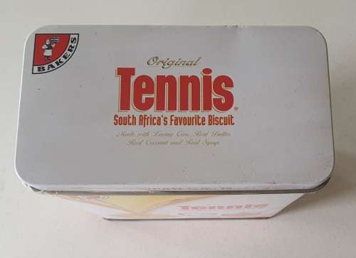 Bakers Tennis biscuit tin as per photos