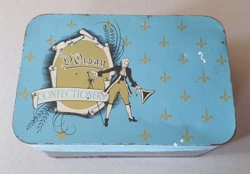 D`ORSAY confectionery tin as per photos