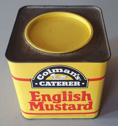 COLMAN`S English Mustard 2kg tin as per photos