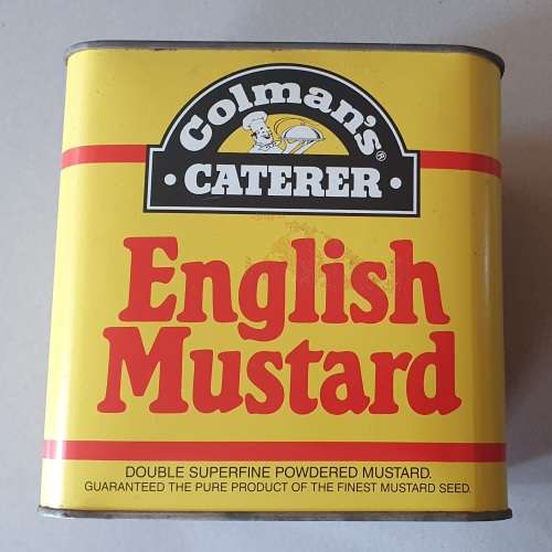 COLMAN`S English Mustard 2kg tin as per photos