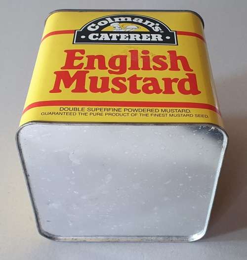 COLMAN`S English Mustard 2kg tin as per photos