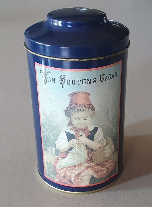 Van Bouten`s Cacao tin as per photos