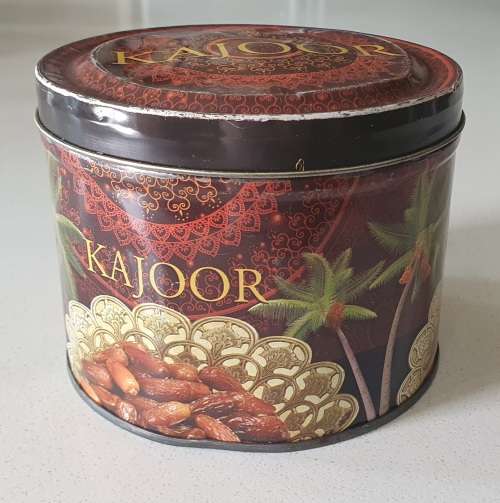 Dented KAJOOR tin as per photos