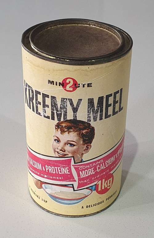 Vintage KREEMY MEEL 2 MINUTE tin as per photos