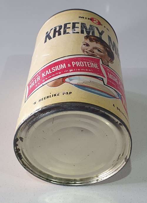 Vintage KREEMY MEEL 2 MINUTE tin as per photos