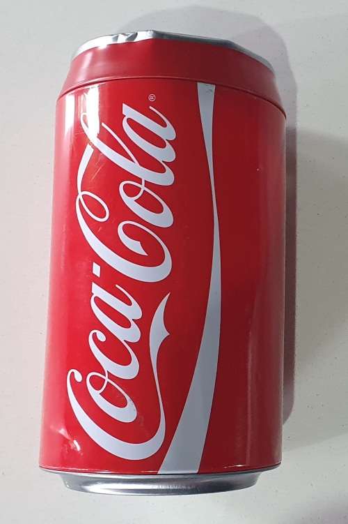 COCA COLA savings tin as per photos