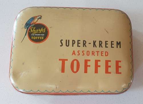 SHARPS SUPER-KREEM TOFFEE tin as per photos