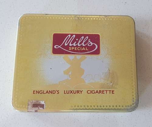 MILLS SPECIAL England`s luxury cigarette tin as per photos