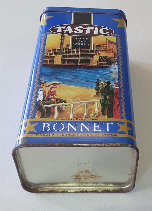 TASTIC Bonnet tin as per photos