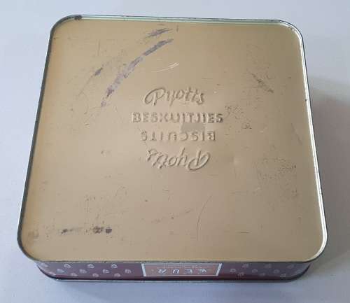 PYOTTS biscuits tin as per photos