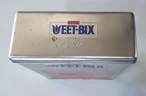 BOKOMO WEET-BIX tin as per photos