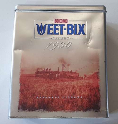BOKOMO WEET-BIX tin as per photos