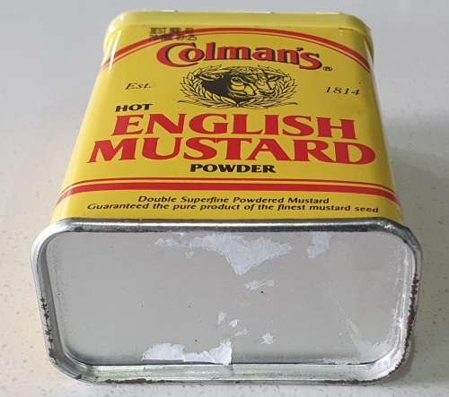COLMAN`S English mustard tin as per photos