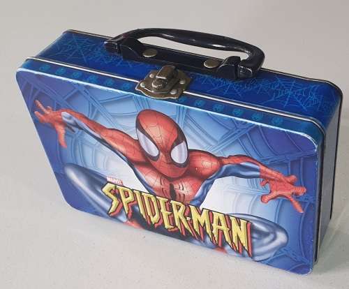 SPIDER-MAN lunch box tin as per photos