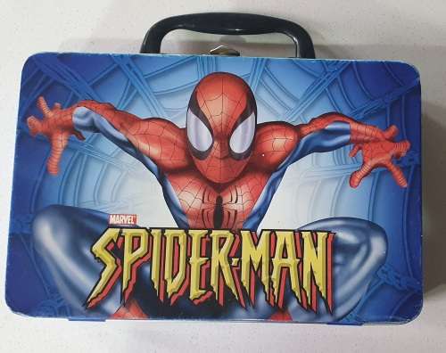 SPIDER-MAN lunch box tin as per photos