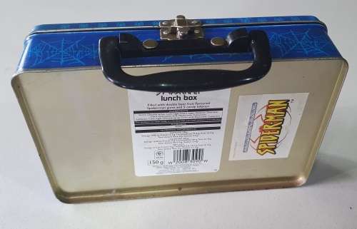 SPIDER-MAN lunch box tin as per photos
