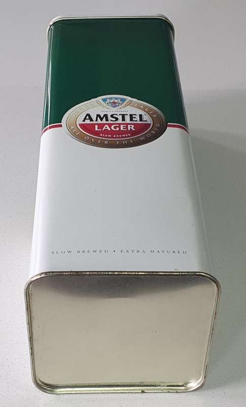 AMSTEL LAGER tin as per photos