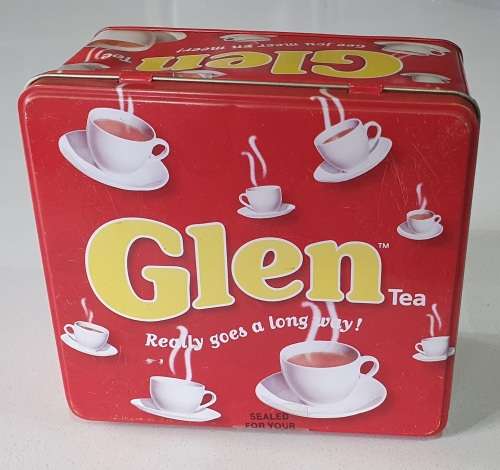 GLEN TEA tin as per photos