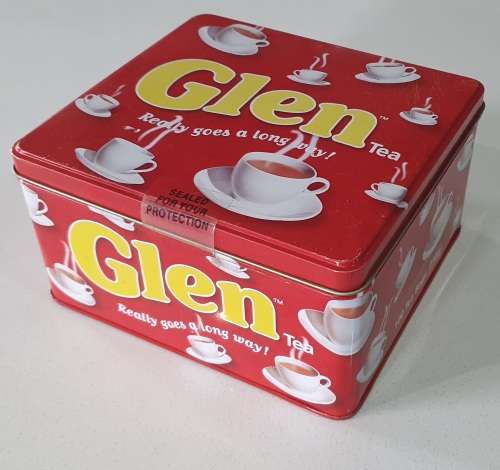 GLEN TEA tin as per photos