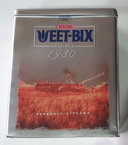 BOKOMO WEET-BIX tin as per photos