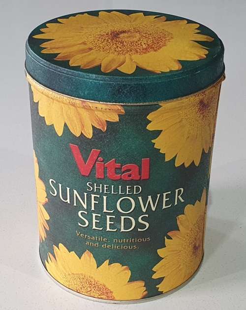 VITAL SUNFLOWER SEEDS tin as per photos