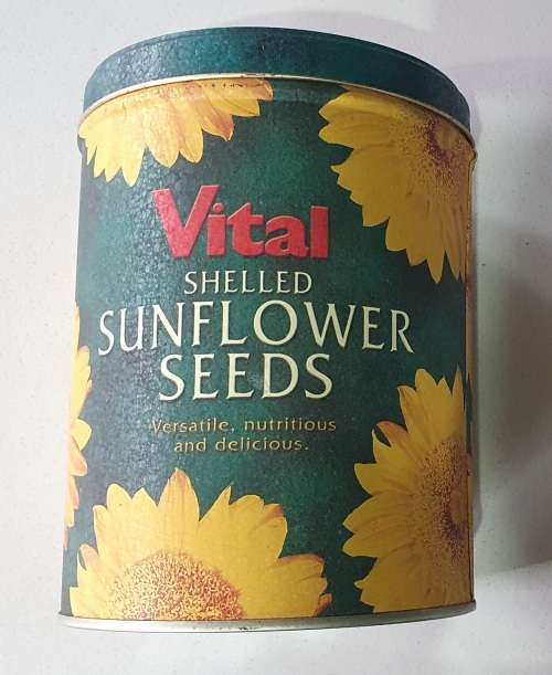 VITAL SUNFLOWER SEEDS tin as per photos