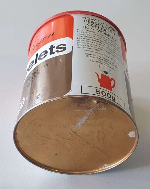 ELLIS BROWN coffee tin as per photos